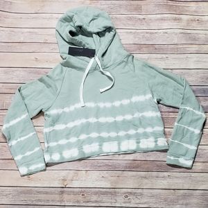 Mono b Cropped Wave Hoodie